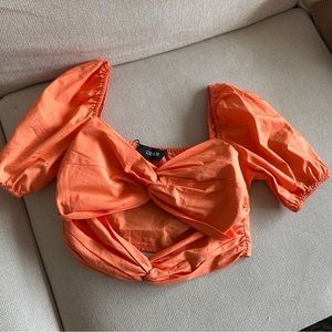 Cider orange cut out top